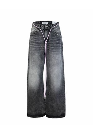 DEBBY - Jeans a zampa - nero