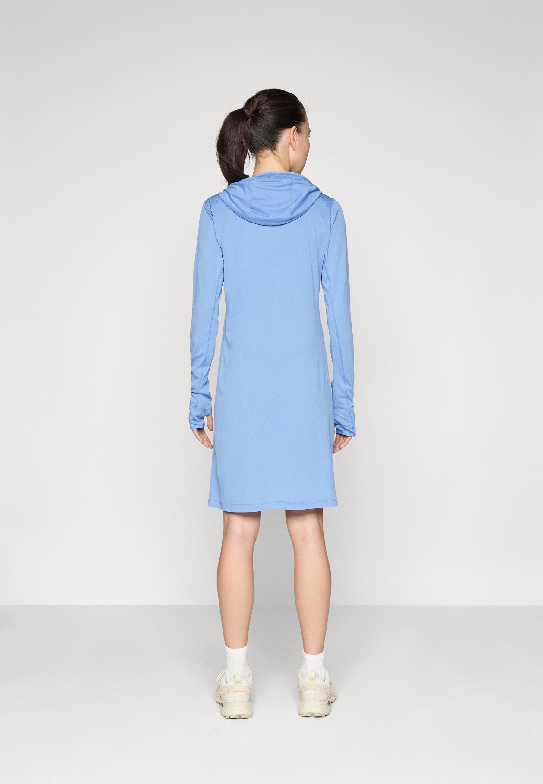 Fjällräven ABISKO SUN HOODIE DRESS - Jersey dress - ultramarine