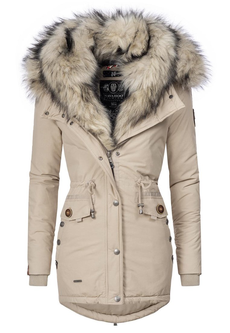 Giacca Invernale Donna Sweety Navahoo - Parka Imbottito 2in1 Con Pelliccia Sintetica, 9 Colori
