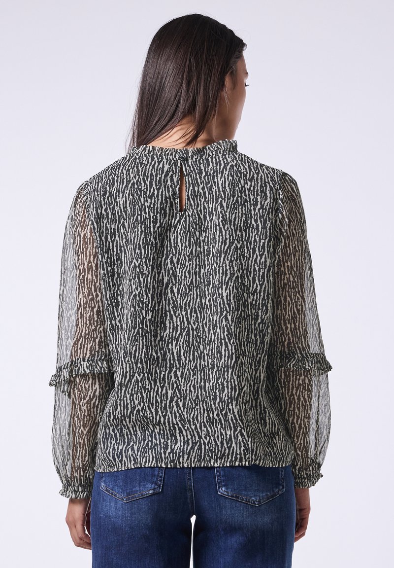 Produktbild von Street One Studio MIT RÜSCHEN - Bluse - Grau/grau-metallic
