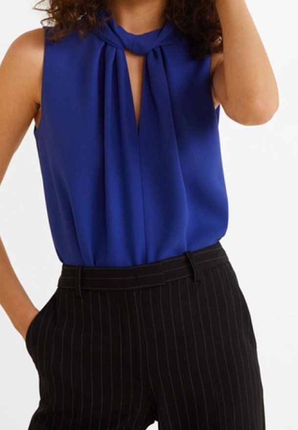 Mango Blouse - blue