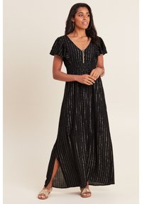 Breal BREAL BREAL FLIESSENDES GERADES LANGES KLEID - Maxikleid - noir