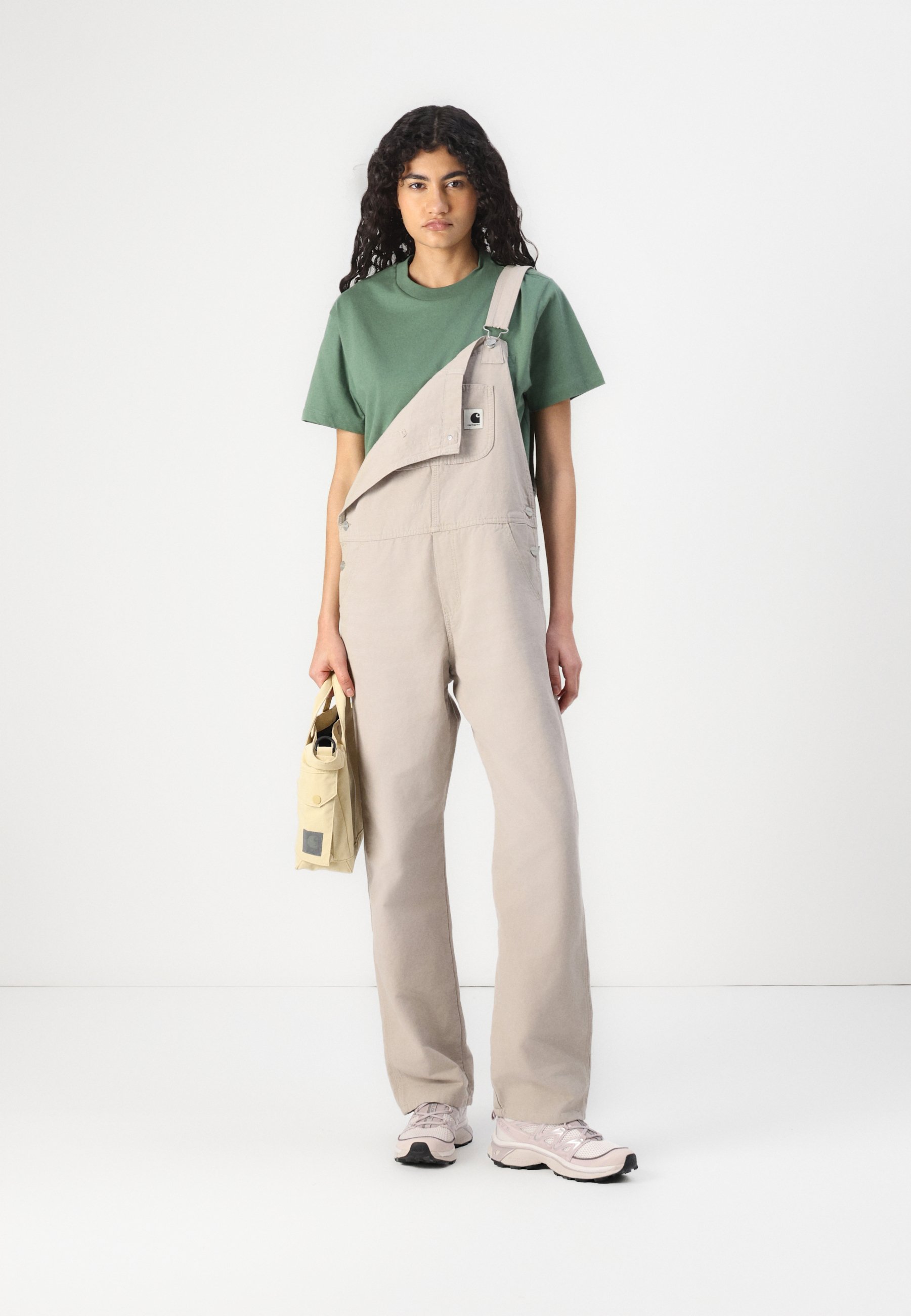 Carhartt WIP OVERALL STRAIGHT - Salopette - dusky beige stone