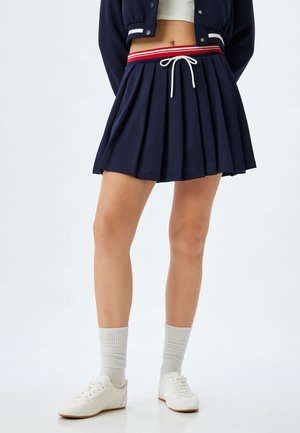 Falda plisada - dark blue