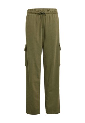 ESSENTIALS CARGO LOOSE KIDS - Pantaloni cargo - olive strata   black
