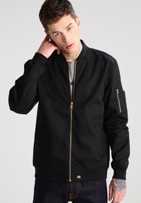 Dickies - HUGHSON JACKET - Bomberjacks - black Miniatuurafbeelding 1