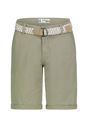 BERMUDA GÜRTEL - Shorts - middle green