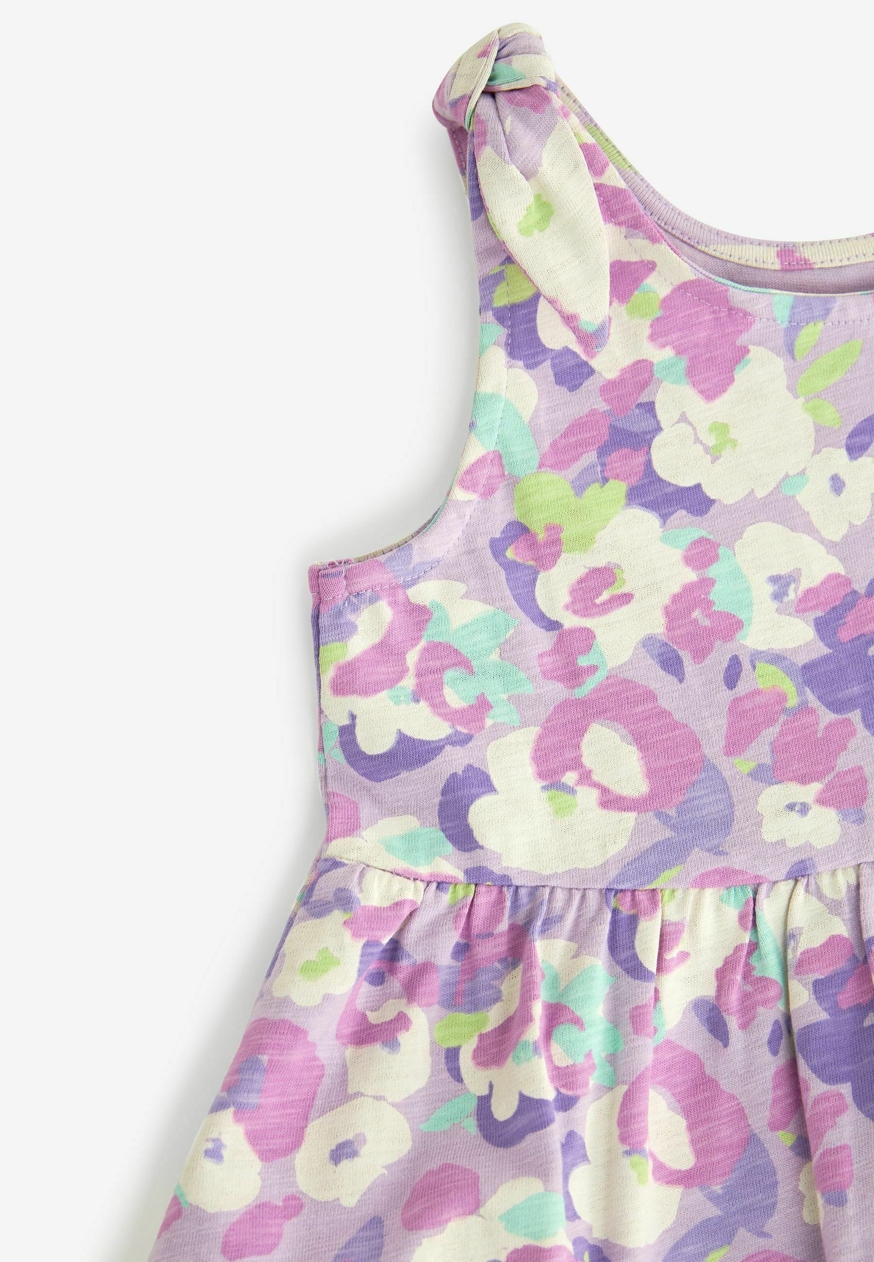 Day dress - lilac purple animal print 