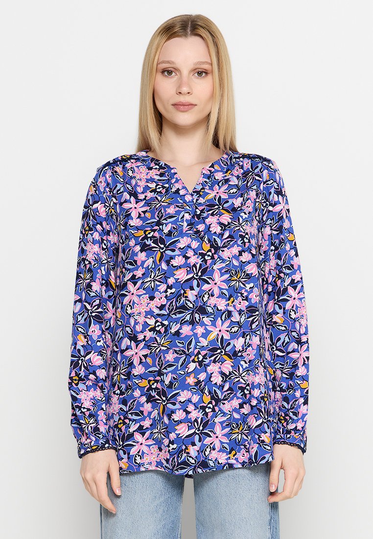 Damart Blouse blauw Damart Blouse blauw
