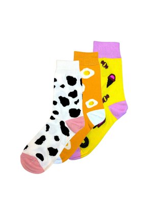 3 PACK ICE CREAM EGGS COW - Calze - multi coloured