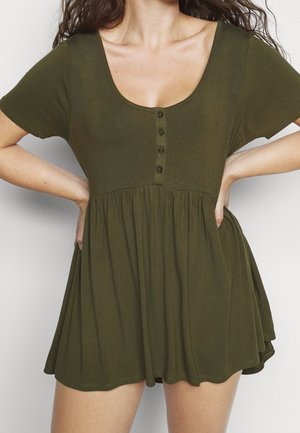 Jerseykjole - mottled olive