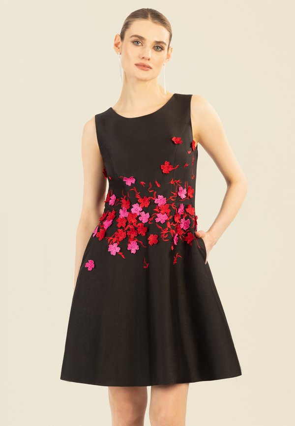 Cocktailkleid/festliches Kleid - schwarz multicolor
