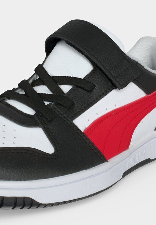 PUMA REBOUND SLAM UNISEX - Trainers - black/for all time red/white — photo 7