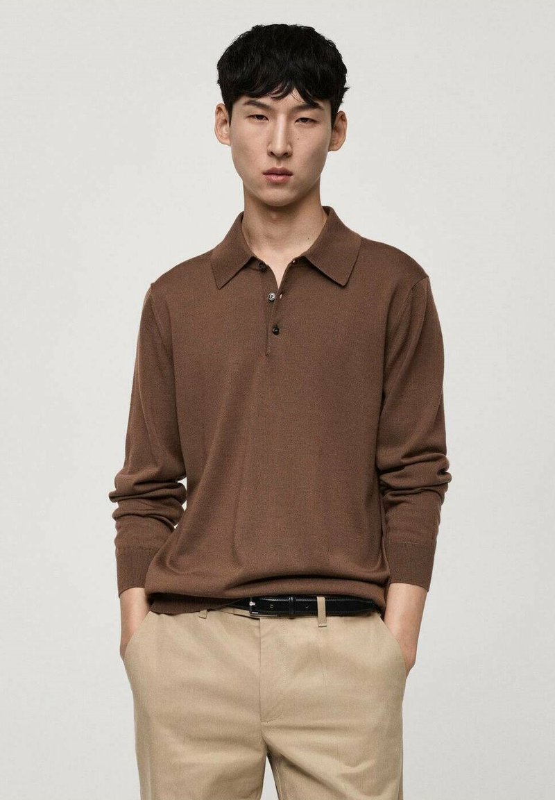 Mango Polo majica - brown