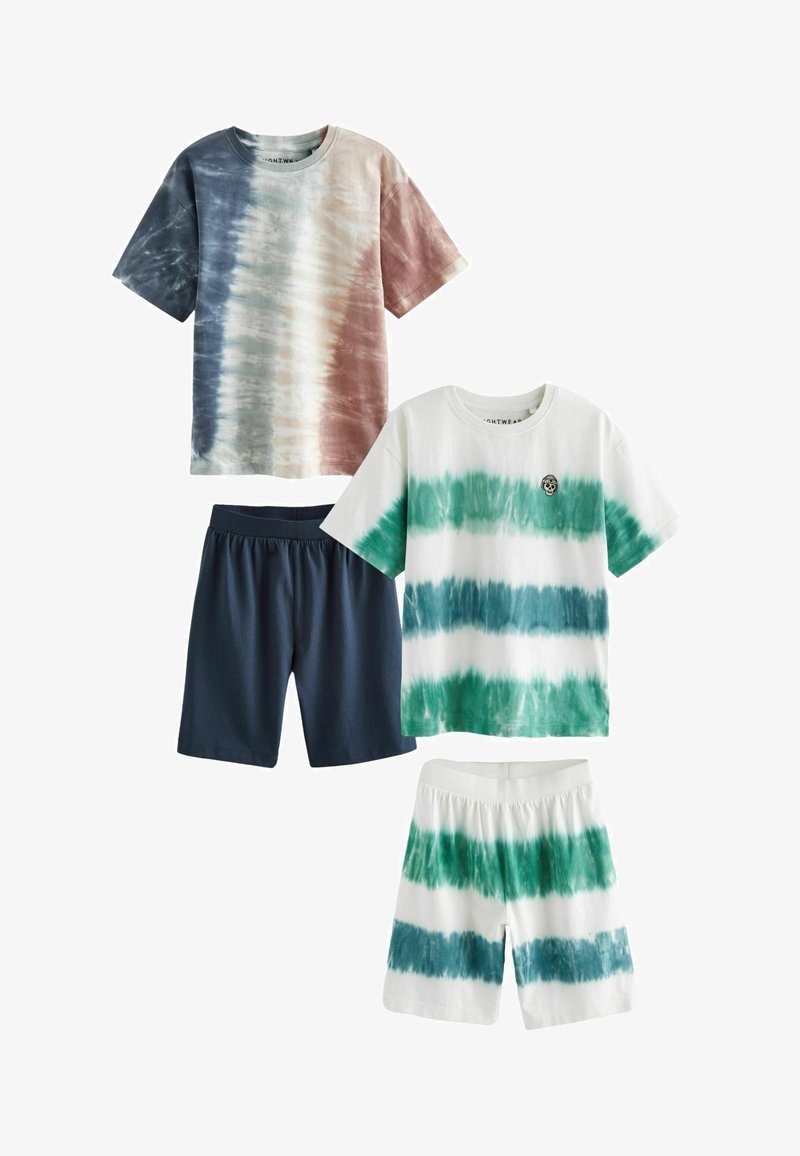 Next 2 PACK - REGULAR FIT - Pyžamová súprava - blue neutral tie dye