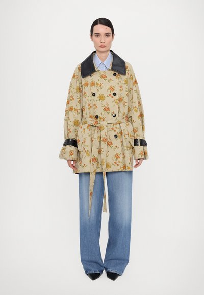 Rabanne Overgangsjakke - sand/pink green/yellow