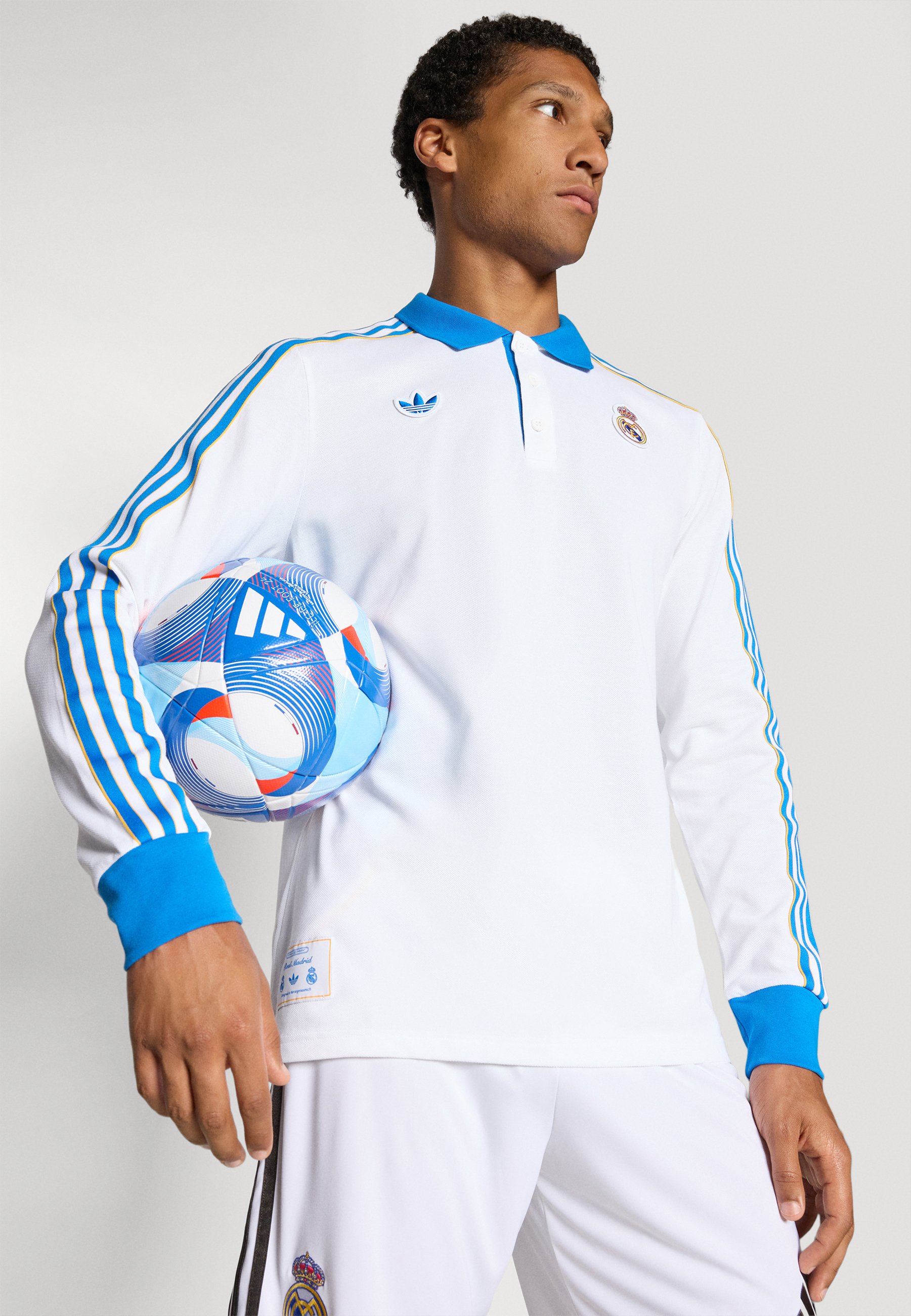 adidas Originals REAL MADRID ICON LONG SLEEVE POLO - Roupa de