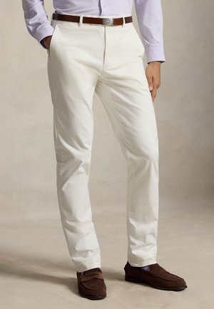 Polo Ralph Lauren JARRETT SLIM FIT SATEEN PANT - Chinos - deckwash white