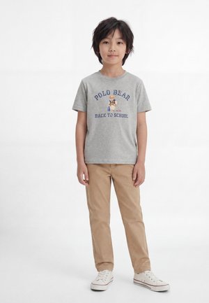 Polo Ralph Lauren, POLO BEAR COTTON JERSEY TEE 2-6Y - Tričko s potlačou - andover heather