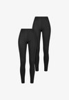 2-PACK - Legging (type pantalon) - black