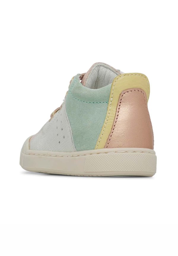 FABRON ZIP – Lauflernschuh – rosa grün