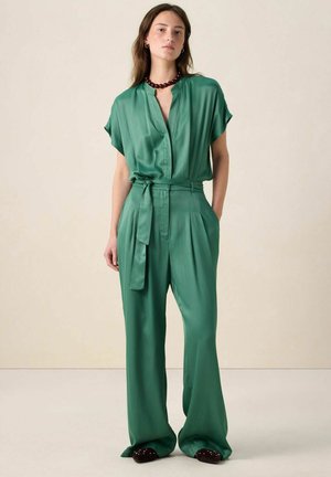 MIT OFFENEM RÜCKEN - Combinaison - dunkelgrün