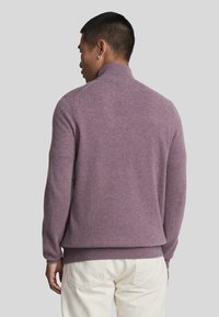 Lyle & Scott ZIP THROUGH - Cardigan - x highland mauve marl