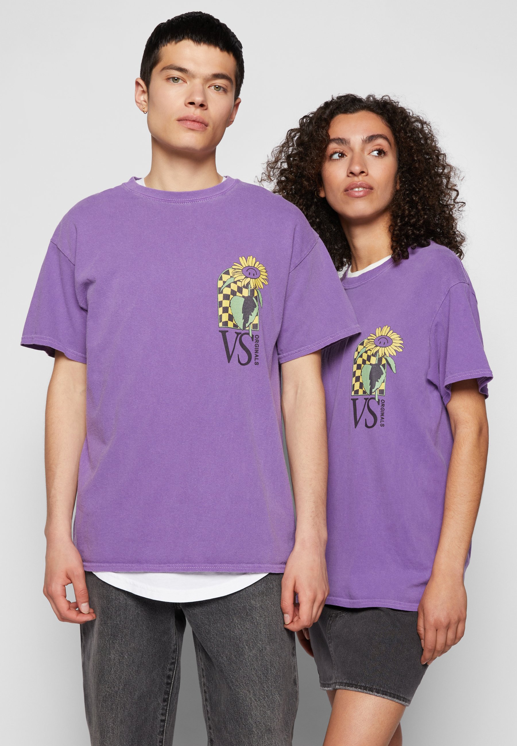 T-shirt - overdyed purple 