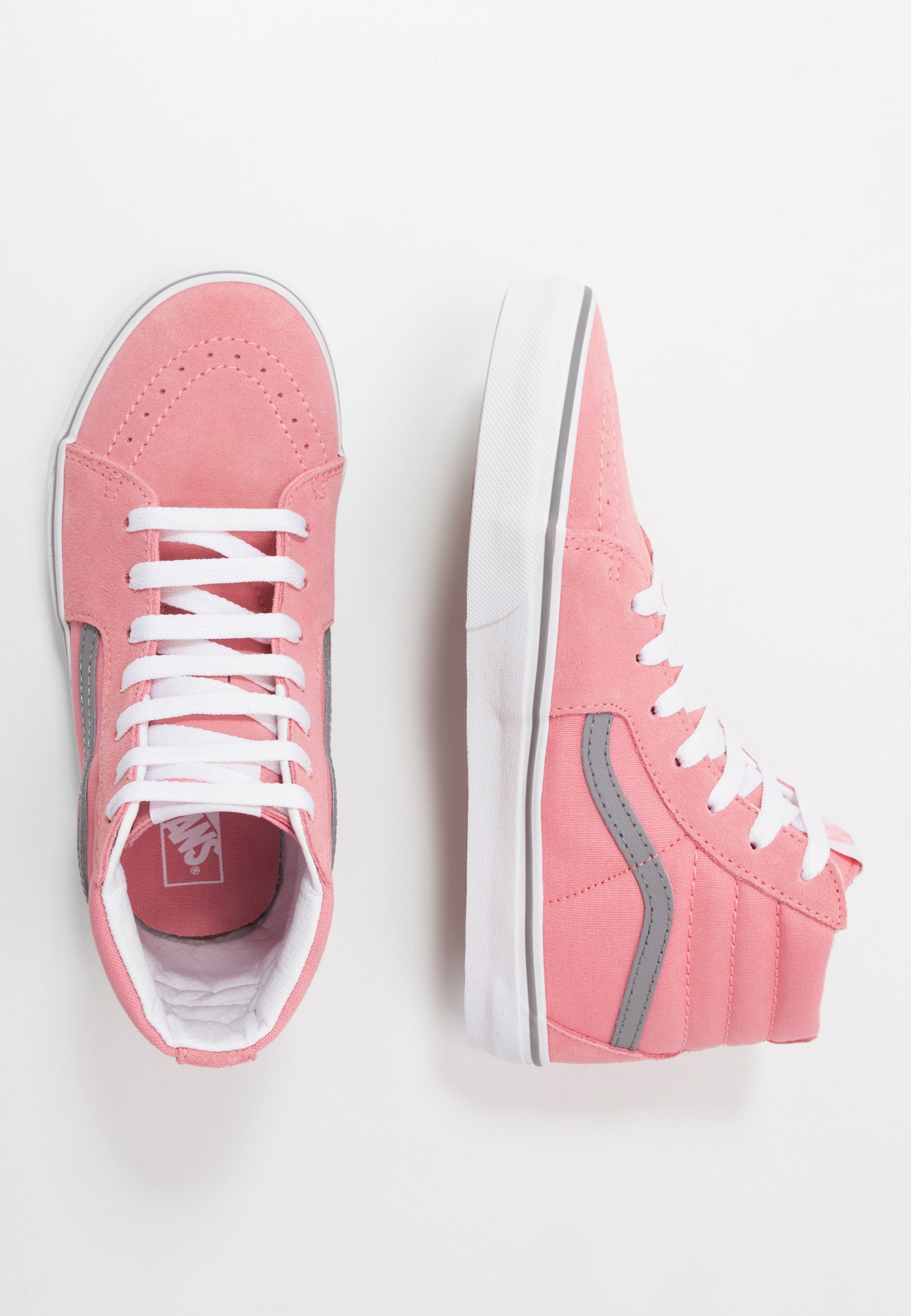 vans gray pink