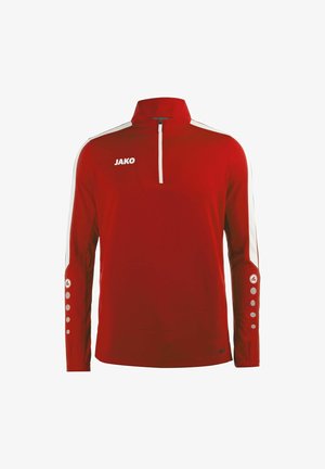 POWER ZIP - Langarmshirt - rot