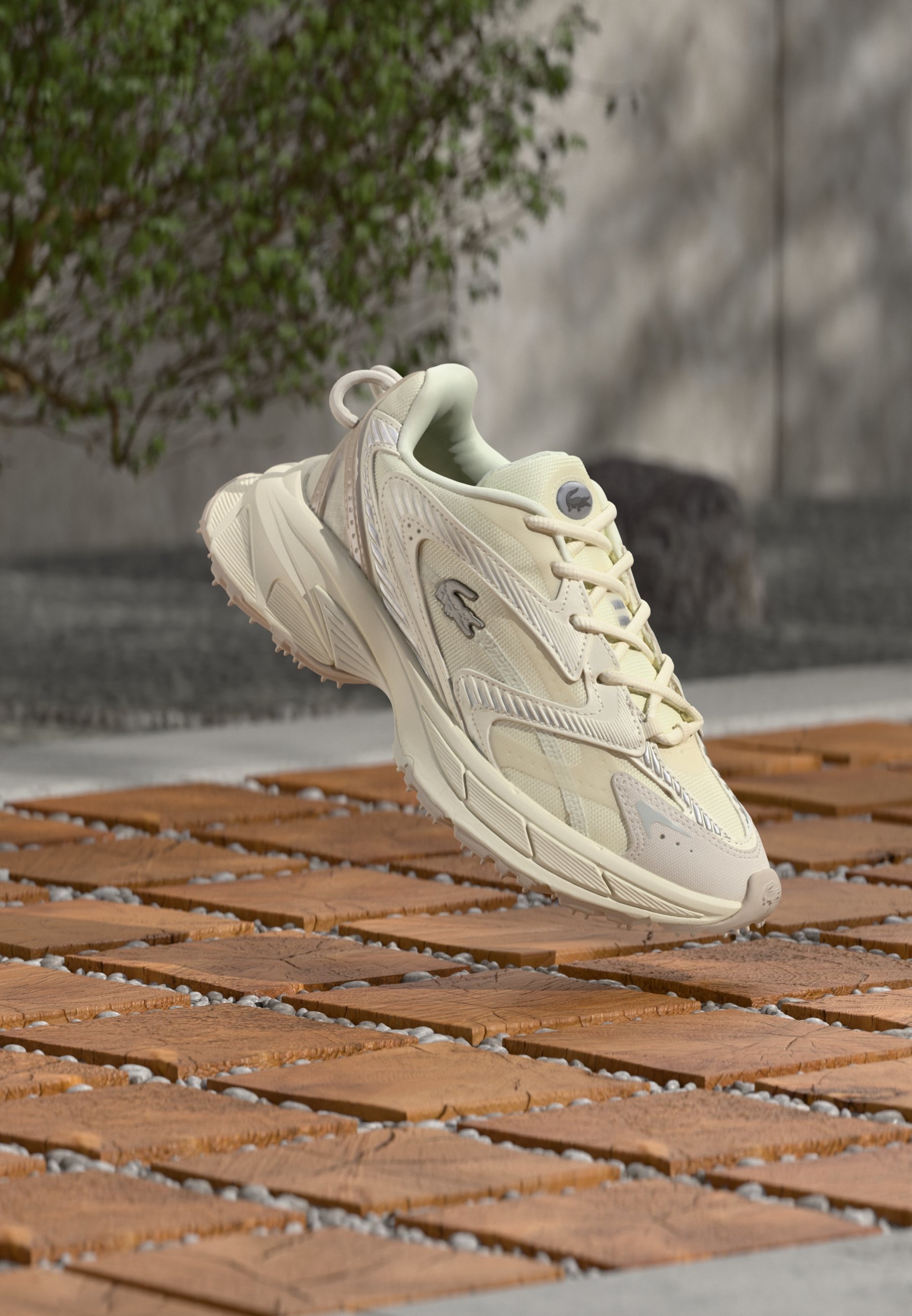 Lacoste L003 NEO SHOT 1261 - Zapatillas - off white/crema - Zalando.es