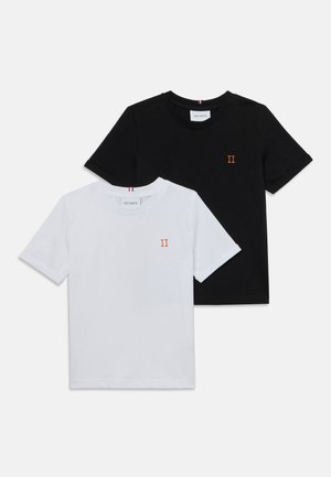 NØRREGAARD 2 PACK UNISEX - T-shirt basique - white/black
