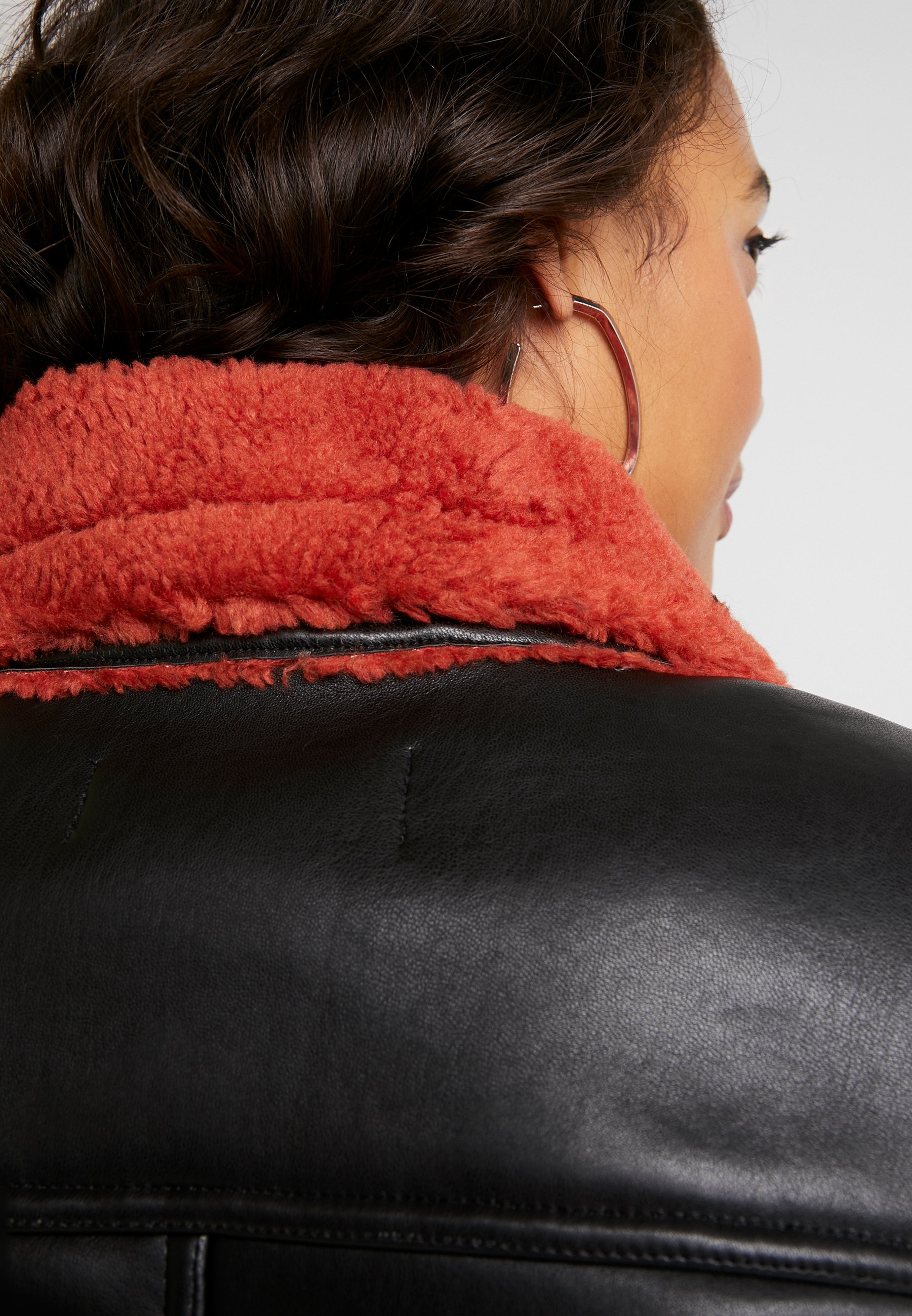 Ivyrevel JACKET Imitert skinnjakke blackburnt red Ivyrevel JACKET Imitert skinnjakke blackburnt red