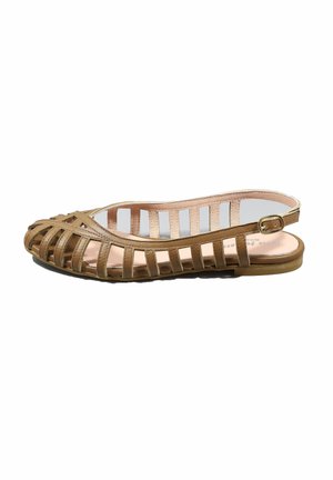 Ballerines à brides arrière - braun