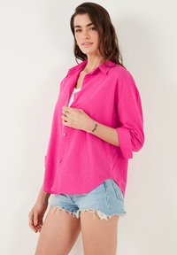LELA Bluza s gumbima - fuchsia
