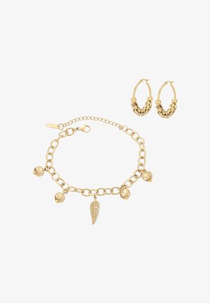 faina, SET - Øreringe - gold-coloured