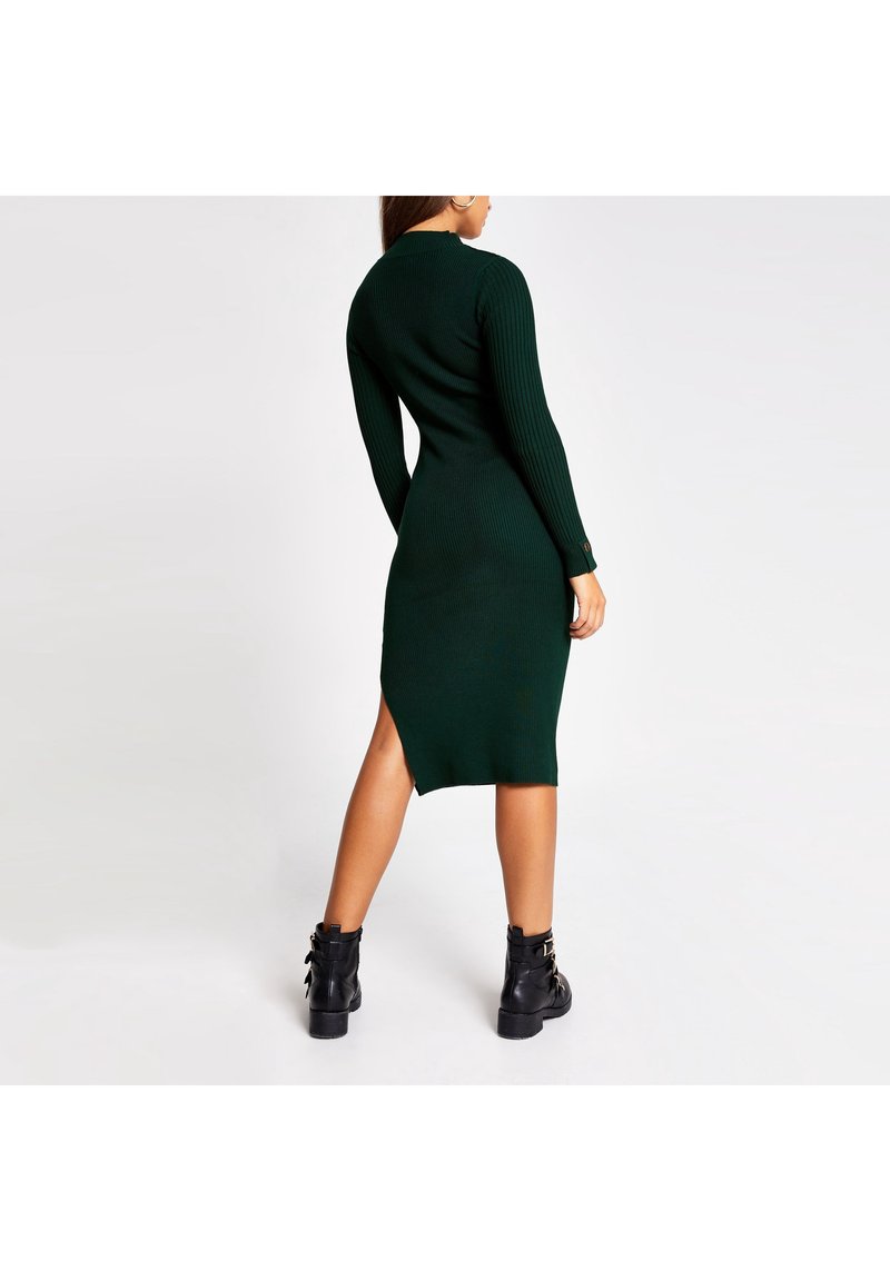 River Island Jumper dress - green - (Pre-owned) - Zalando.ie
