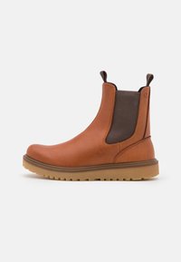 ECCO STAKER CHELSEA BOOT - Støvletter - cognac