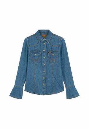 Wrangler, LONG SLEEVE SUPER WESTERN SHIRT FOR WOMENS - SLIM FIT - Hemdbluse - cowboy fade