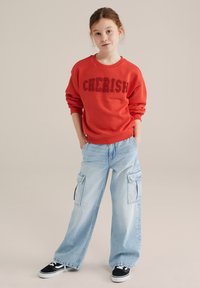 WE Fashion Športni pulover - bright red