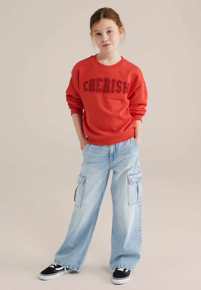 WE Fashion Športni pulover - bright red