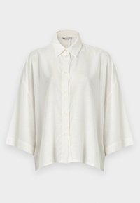 ONLASTRID LIFE CROP SHIRT - Button-down blouse - cloud dancer