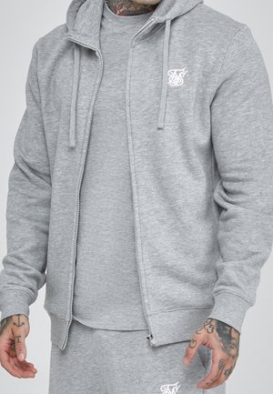 Felpa con zip - grey