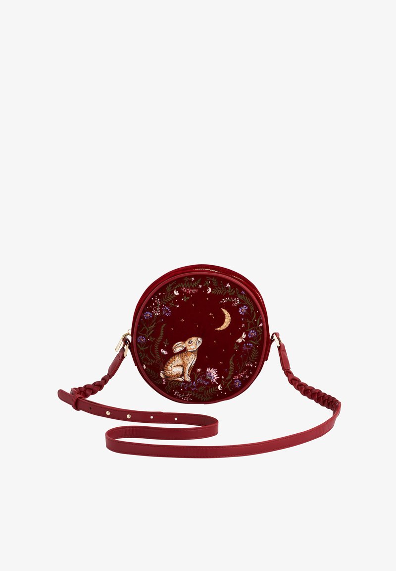 FABLE ENGLAND STAR GAZING RABBIT EMBROIDERED - Olkalaukku - ruby red ...