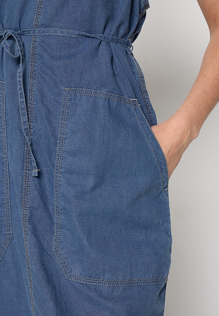 Element PINAFORE - Denim dress - blue - Zalando
