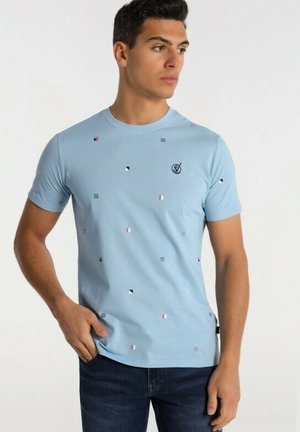 MINI MIT KURZEN ARMELN - T-Shirt print - blau