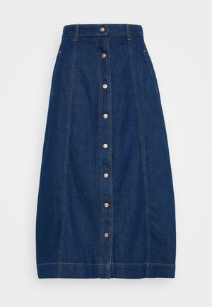 ONLY Tall ONLKLARA A LINE SKIRT  - A-line skjørt - medium blue denim