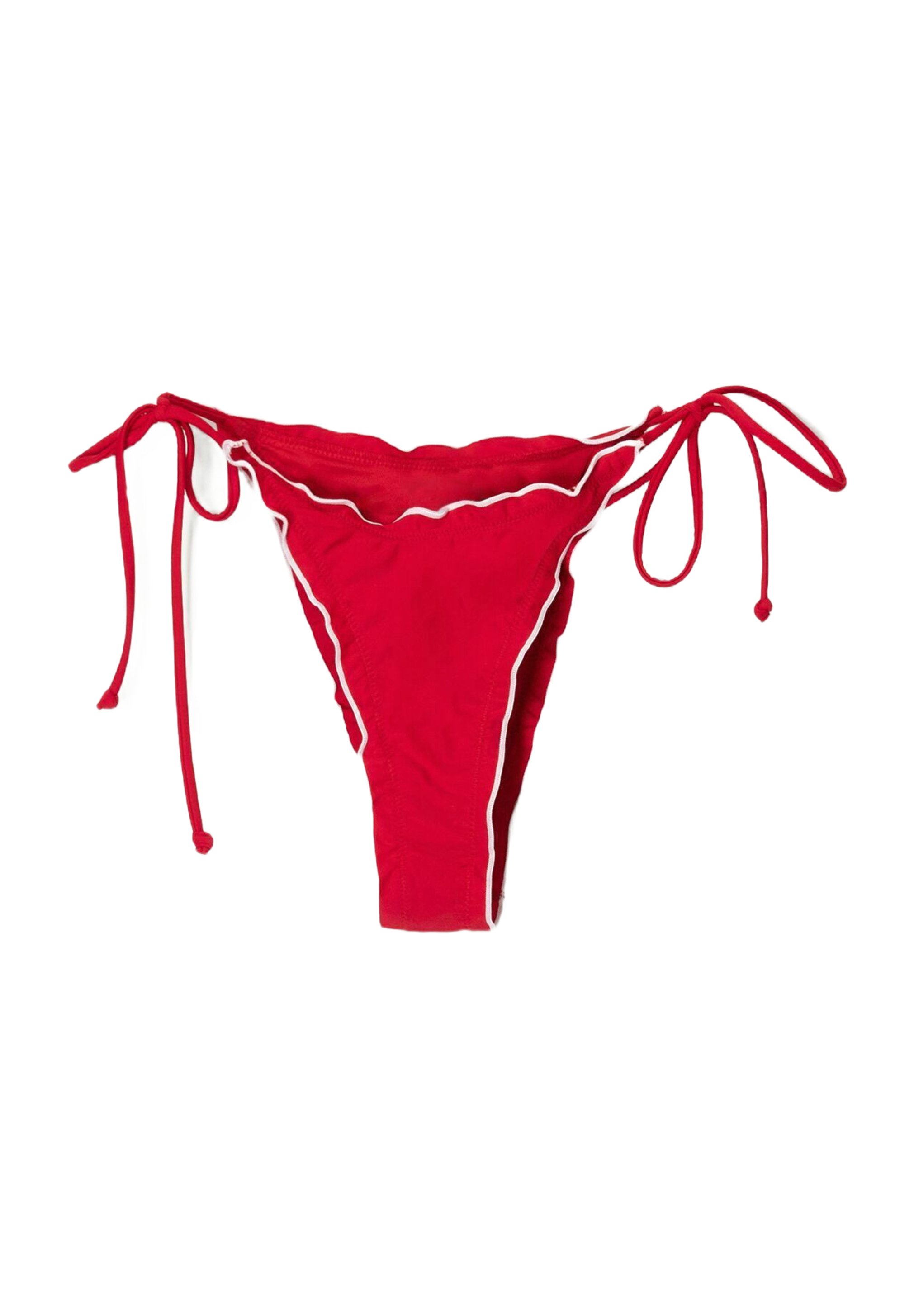 Red bikini bottom