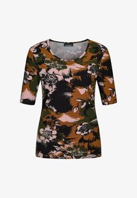 Niet geselecteerd, black/terracotta/khaki patterned