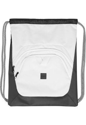 Stiprinājuma auklu aizdares sporta soma - white/black